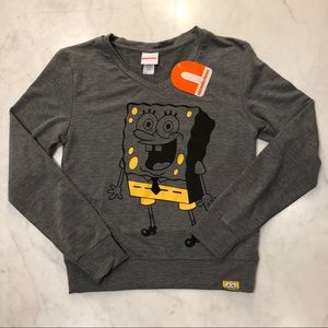 NICKELODEON SPONGEBOB V-NECK SWEARSHIRT